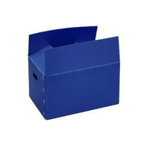 Rectangular Plain Light Weight Portable Chemical Resistant Polypropylene Packaging Box