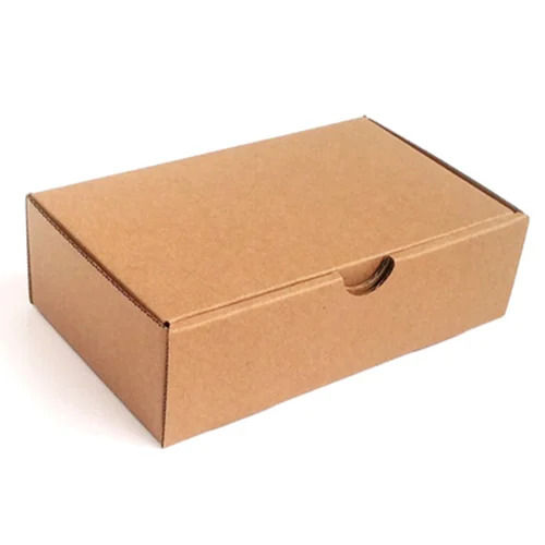 Rectangular Plain Smooth Surface Matt Lamination Kraft Paper Corrugated Packaging Boxes