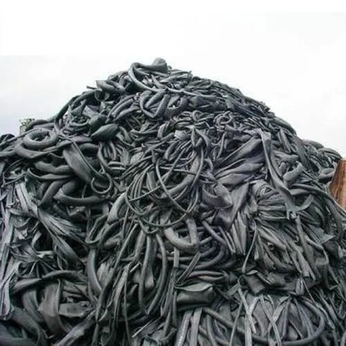 Black Recycled Weatherproof Waste Natural Rubber Tube Scrap For Industrial Use