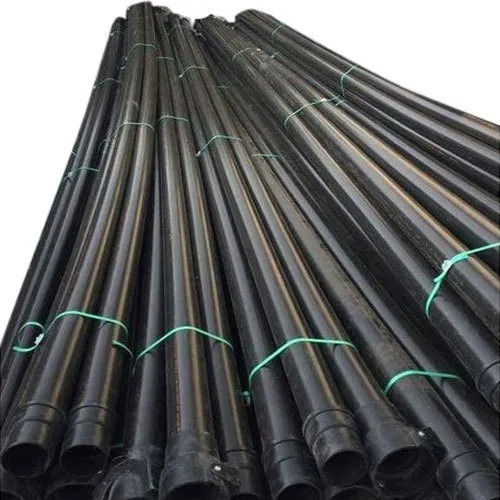 Black Round High Density Poly Ethylene Sprinkler Pipe For Construction Use 