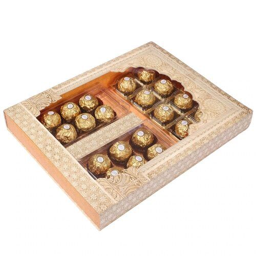 Smell Free Rectangular Shape Chocolate Boxes For Cake And Chocolate