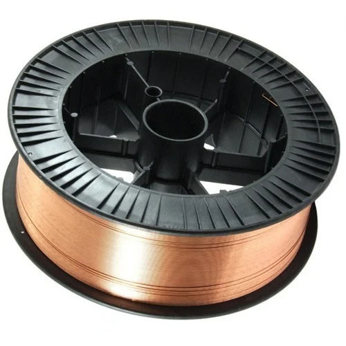 Rose Gold 13 To 15 V High Conductivity Minimum Tensile Strength Round Mig Welding Wire 