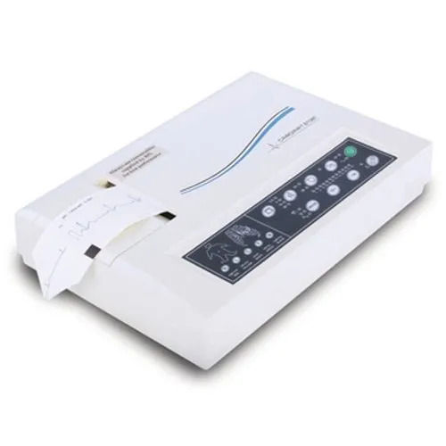 16000 Hz Automatic High Resolution Portable Real Time Plastic Ecg Machine  Accuracy: 95  %