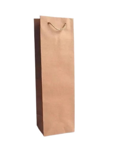 Brown 16X5X5 Inches Plain Recyclable Rectangular Kraft Paper Bags