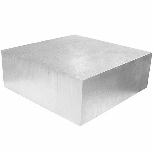 Silver 30X30 Inches Square Corrosion Resistance Polished Aluminum Block