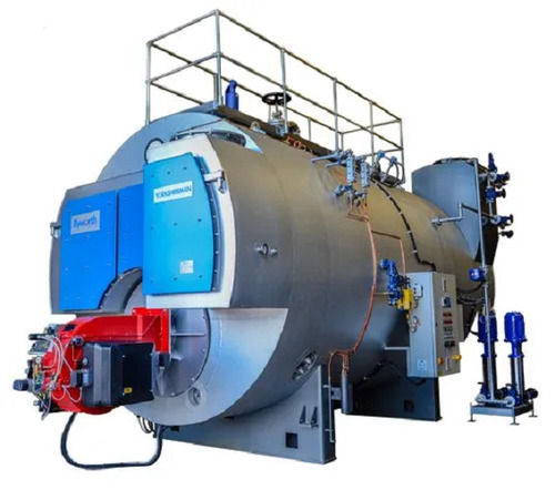 Multi Color 500 To 1000 Kg/Hr Medium Pressure New Mild Steel Industrial Steam Boiler