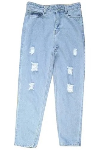 Casual Wear Regular Fit Anti Wrinkle Plain Dyed Denim Jeans For Ladies Age Group: >16 Years