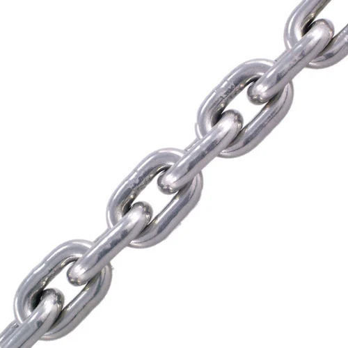 Silver Corrosion Resistance Stainless Steel Chain Link For Construction Use 