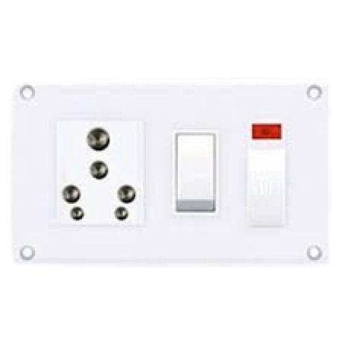 Plastic White Electrical Switch Boards Dimension(L*W*H): 18.5 X 8.5 X 5.0  Centimeter (Cm)