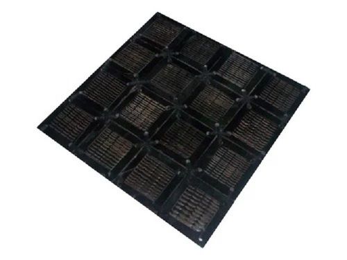 Black Portable Economical Non Toxic Square Corrosion Resistant Aluminum Horn Coaster