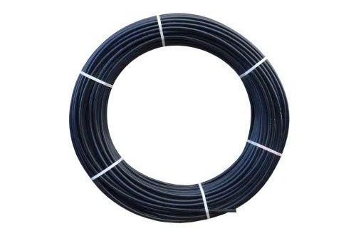 Black Round High-Density Poly Ethylene Coil Pipe For Industrial Use 