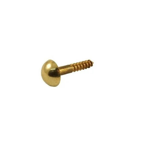 Rust Proof Polish Finished Brass Mirror Screw For Construction Use