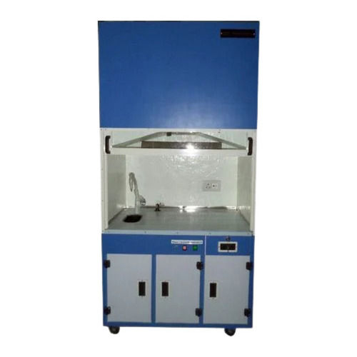 Blue And White 120 Watt 220 Voltage Polypropylene Body Fume Hood For Industrial Use