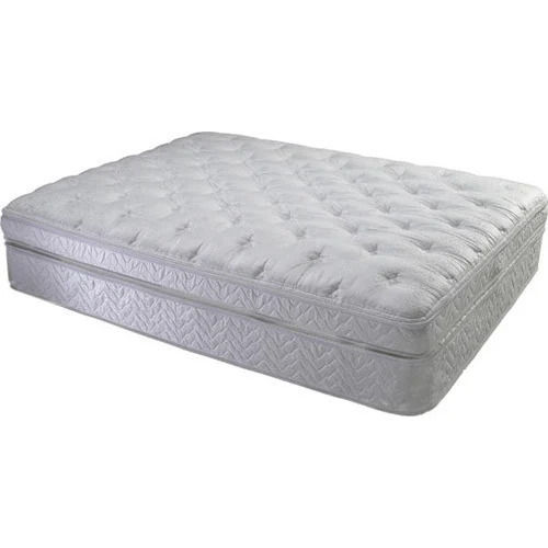 White 3.7 Inch Thick 4X7 Foot Soft Plain Dyed Cotton And Foam Bed Mattress