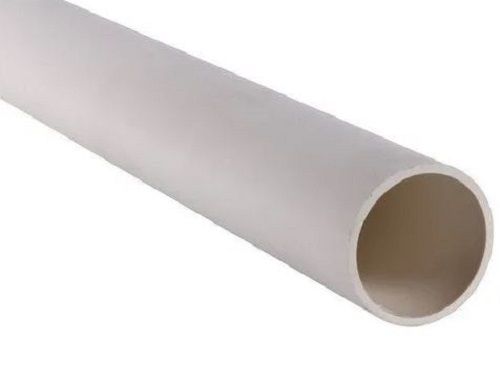 White 3 Mm Thick Round Seamless Pvc Plastic Pipe