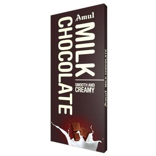 5% Fat Sweet Taste Eggless Solid Milk Chocolate With 3 Months Shelf Life 