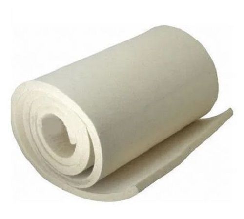 White 6 Mm Thick Plain Woolen Felt For Industrial Purpose 