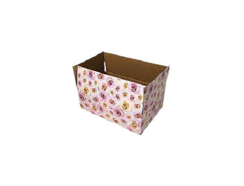 Floral Printed Fancy Paper Corrugated Boxes