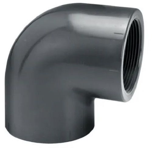 Black Painted Round Pvc Pipe Elbow For Construction Purpose