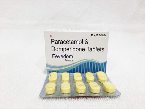 Paracetamol And Domperidone Tablets 10X10 Tablets Pack Age Group: Adult