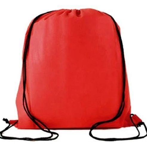 Plain Embossing HDPE Non Woven Drawstring Bag