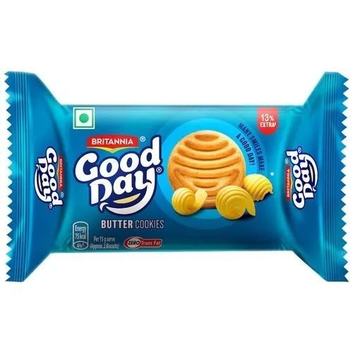 Normal Round Sweet And Crispy Butter Cookie Biscuit, Pack Of 60 Grams