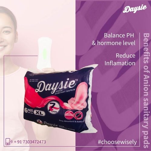 Xl Size Daysie Sanitary Napkin 6 Pads