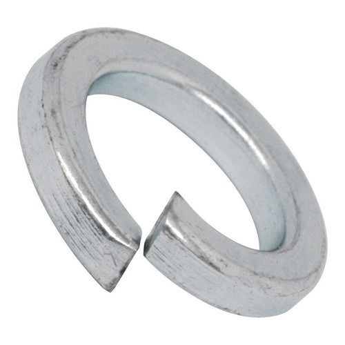 Silver 4 Inch 8 Mm Thick Powder Coated Stainless Steel Lock Washer For Industrial