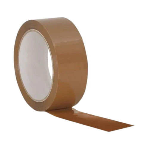 Brown 45 Meter Single Sided Water Proof Plain Bopp Self Adhesive Tape For Packaging Use