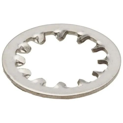 Silver 5 Mm Thick Round Corrosion Resistant Stainless Steel Tooth Lock Washer For Industrial