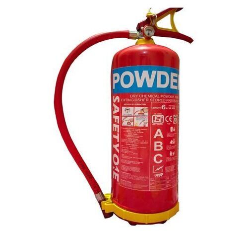 6 Kilogram Storage Mild Steel Dry Powder Fire Extinguisher Application: Commercial And Industrial