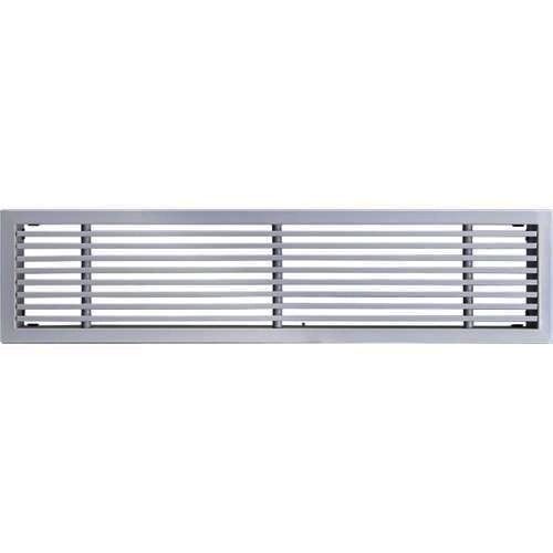 White 8 X 4 Foot Size Powder Coated Surface Aluminum Alloy Linear Grills