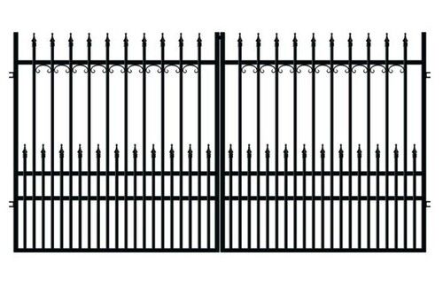 8x5 Feet Corrosion Resistant Paint Coated Galvanized Mild Steel Swing Gate