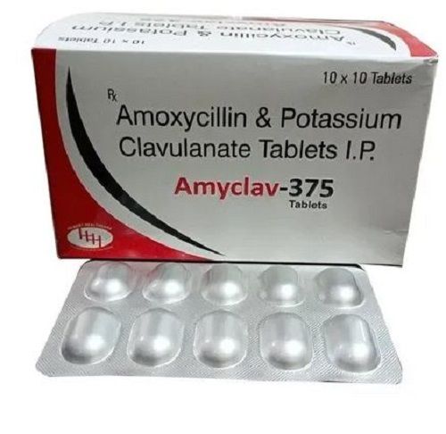 Amoxycillin And Potassium Clavulanate Tablets 375 Mg Expiration Date: 2 Years