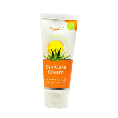 Chemical Free Aloe Extract Face Cream For Protecting Skin From Sun'S Harmful Rays