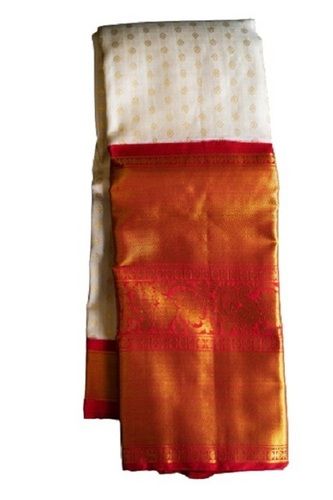 Kanchipuram Silk Saree With Broad Border