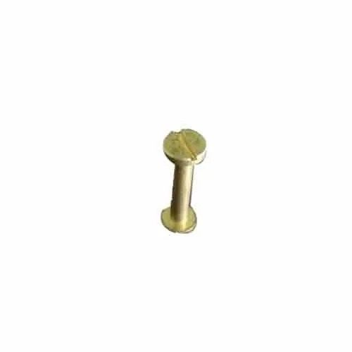 Light Weight Rust Free High Strength Round Polished Brass File Screw