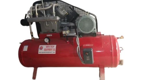 Red Ansd Black Oil Less Electric Vayu 10 Hp Air Cooled Piston Air Compressor For Industrial Use