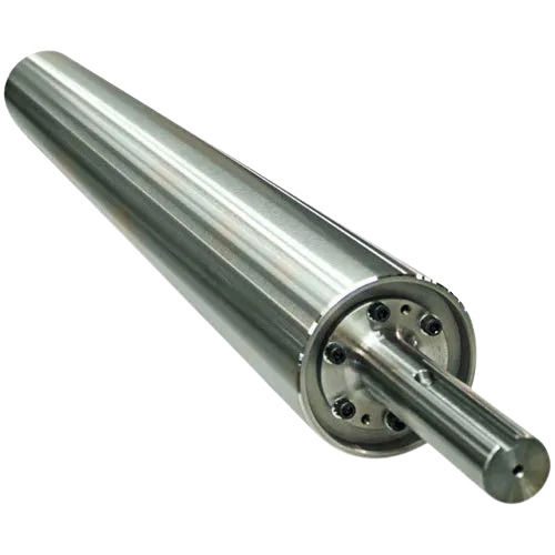 Polished Finish Stainless Steel Semi-Automatic Printing Roller For Industrial Use Density Adjustment