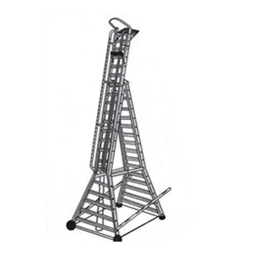 Rust Proof Hot Dipped Galvanized Aluminium Tower Ladder For Industrial Use 