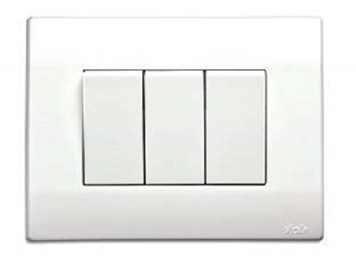 White Electrical Modular Switches Contact Resistance: 2 Ohm-Meter Ohm   (Î©)