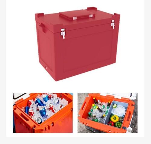 10-15 Litres Capacity Rectangular Shape Plastic Ice Box