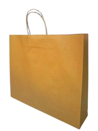 Biodegradable 5 Kilogram Load 20 Inches Flexiloop Handle Brown Kraft Paper Bag