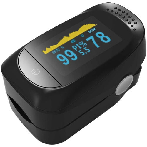 6.1X3.3X3 Cm Battery Powered Plastic Body Spo2 Finger Pulse Oximeter Pulse Rate Accuracy %: Intermediate At 80-90%