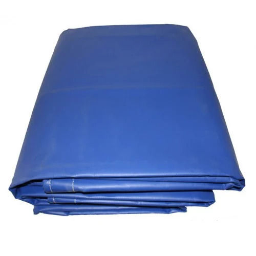 Blue 6 Mm Thick Water Resistant Plain High Density Poly Ethylene Truck Tarpaulin 