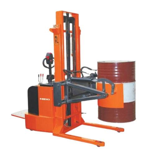 Consume Less Power 600 Kilogram Lifting Capacity Mild Steel Electric Drum Stacker