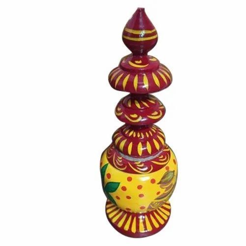 70gram Attractive Design Wooden Sindoor Box/Sindur Dani