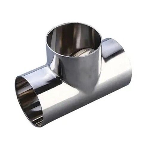 Crack Proof Silver Stainless Steel T Shape Pipe Tee