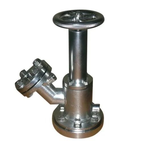 Galvanized Stainless Steel Body Medium Pressure Flush Bottom Valve Application: Industrial