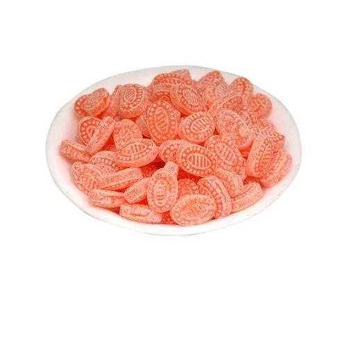 मीठा और स्वादिष्ट स्वाद नारंगी कैंडी खाने के लिए तैयार कोई अतिरिक्त कृत्रिम स्वाद नहीं